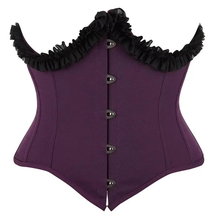 Corset sous le buste violet pour dames