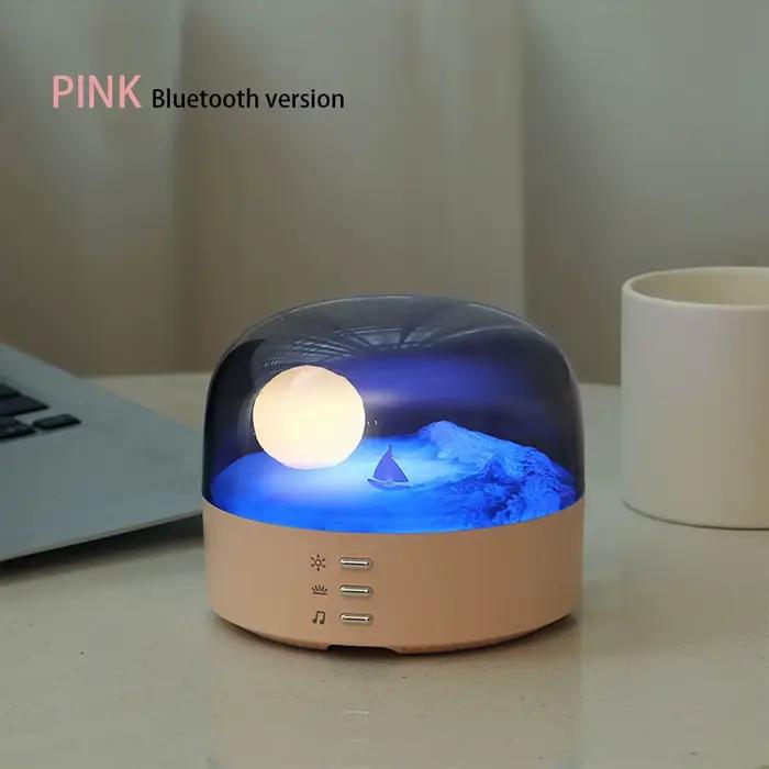 Veilleuse créative à gradation continue, lampe d'ambiance de chevet, Protection des yeux, lune, cadeau romantique, décoration de salle, ornements