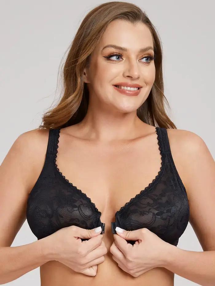 Soutien-gorge à armatures en dentelle pour femme