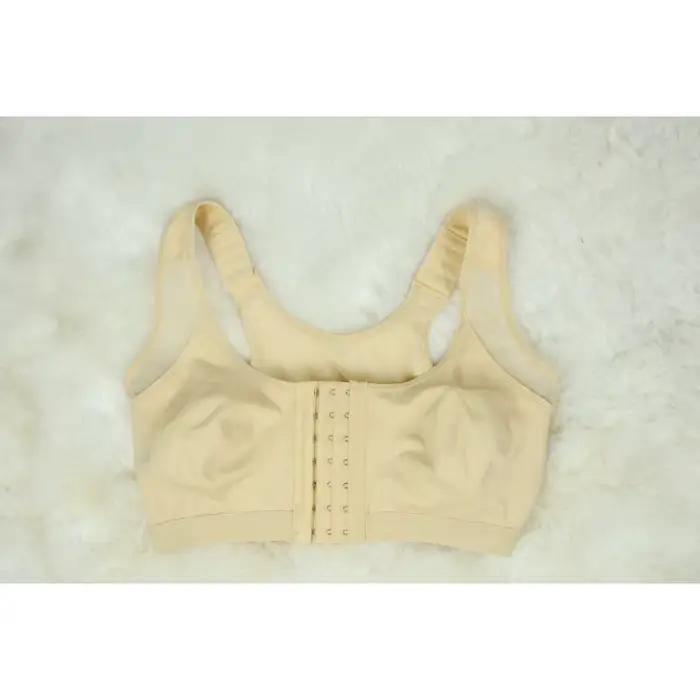 Soutien-gorge opératoire d'augmentation mammaire sans fil Non rembourré pour femmes