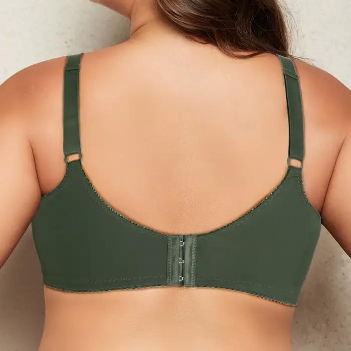 BEAUWEAR soutien-gorge à armatures pour gros seins femme plaine grande taille soutiens-gorge pour femmes mince sous-vêtements sans doublure 0XL-5XL