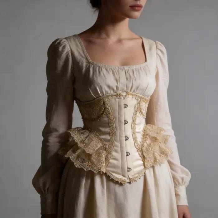 Corset fantaisie sous le buste pour femmes
