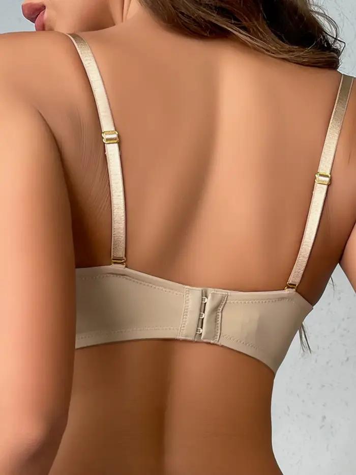 Soutien-gorge push-up lisse à armatures souples