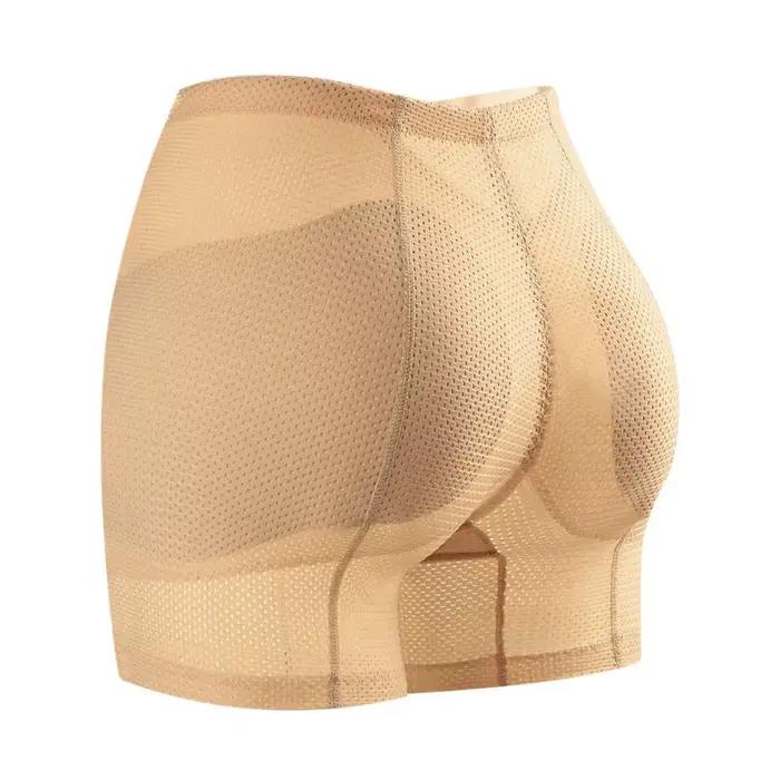 Taille haute taille moyenne coussinets de hanche caleçons hanche ascenseur Lingerie Push Up culotte corps façonnage pantalon Shapewear culotte