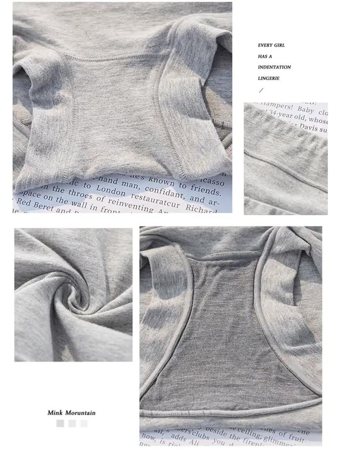 Nouvelles femmes culottes coton sans couture sport boxeurs sous-vêtements femme couleur unie slips confortable Lingerie intime caleçon M-XXL
