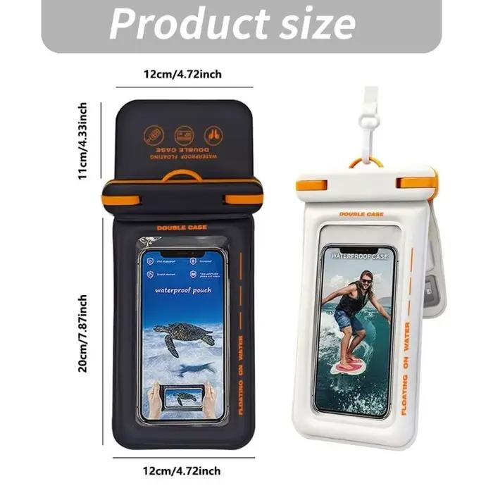 Pochette téléphone étanche en PVC transparent 31BA, avec technologie flottante, idéale pour plongée les vacances à