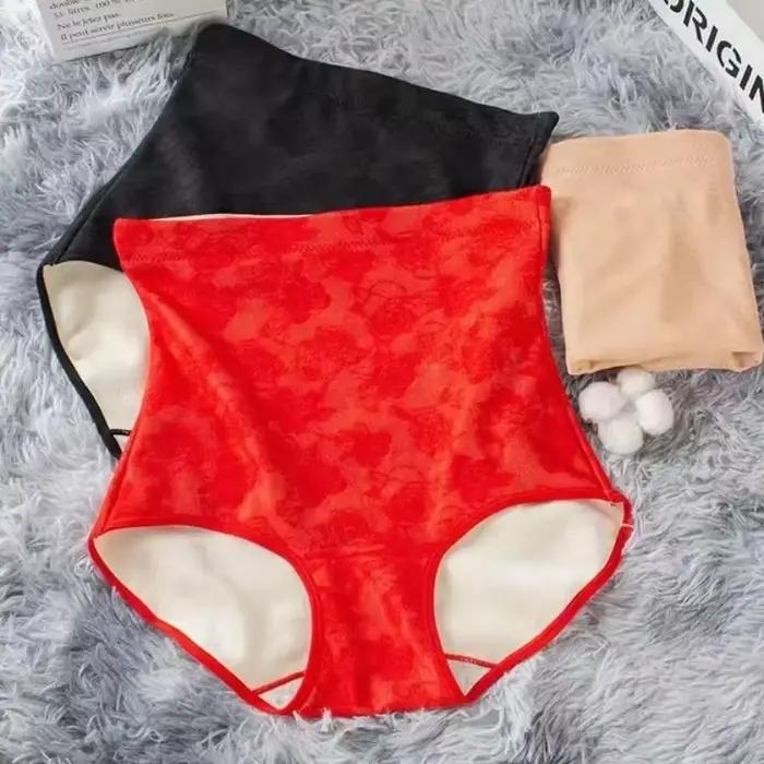 Culotte thermique hiver femmes intimes sous-vêtements doux slips chauds taille moyenne Lingerie dames Lenceria Ropa intérieur Femenina