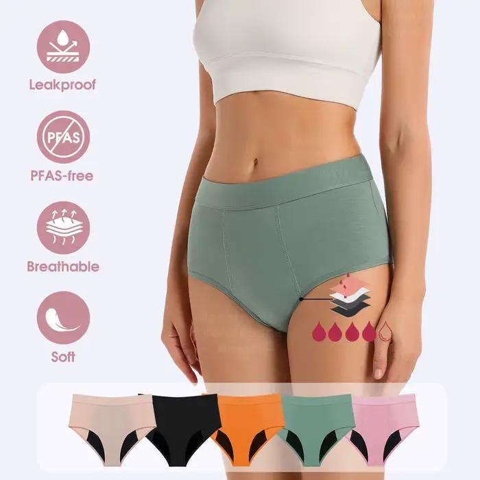 Culotte menstruelle taille haute pour femmes