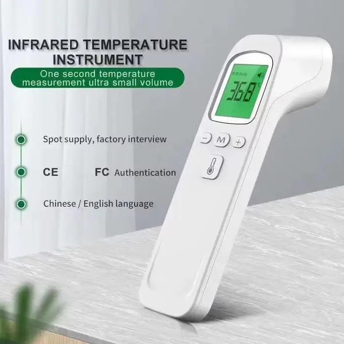 Thermomètre numérique infrarouge pour fièvre, médical, domestique, pour nourrissons et adultes, Laser sans contact, température corporelle, oreille