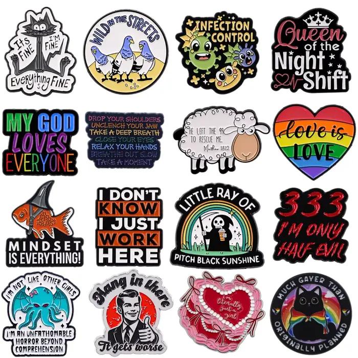 Love Is Love – épingles à revers pour sacs à dos, broches en métal et émail, Badges Anime, bijoux à la mode, accessoires cadeaux