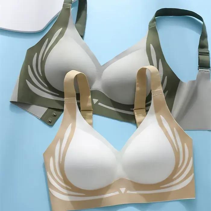 Soutien-gorge froncé de grande taille pour femmes