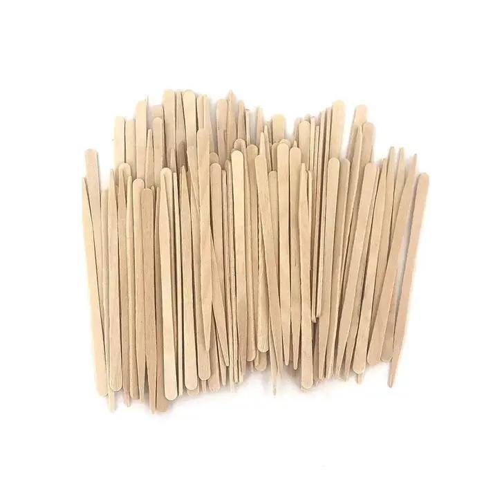 Bâton d'épilation en bois de poulet, outil d'avertissement d'essuyage de haricot, épilation, beauté du corps, nouveau, chaud, 100 pièces, paquet