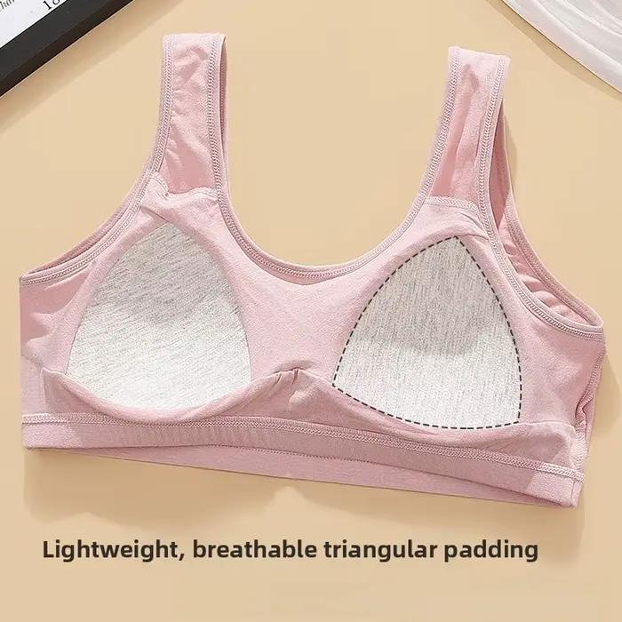 Soutien-gorge en coton à bonnets fixes pour femmes grandes tailles