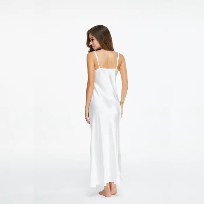 Chemises de nuit en dentelle col en v robe