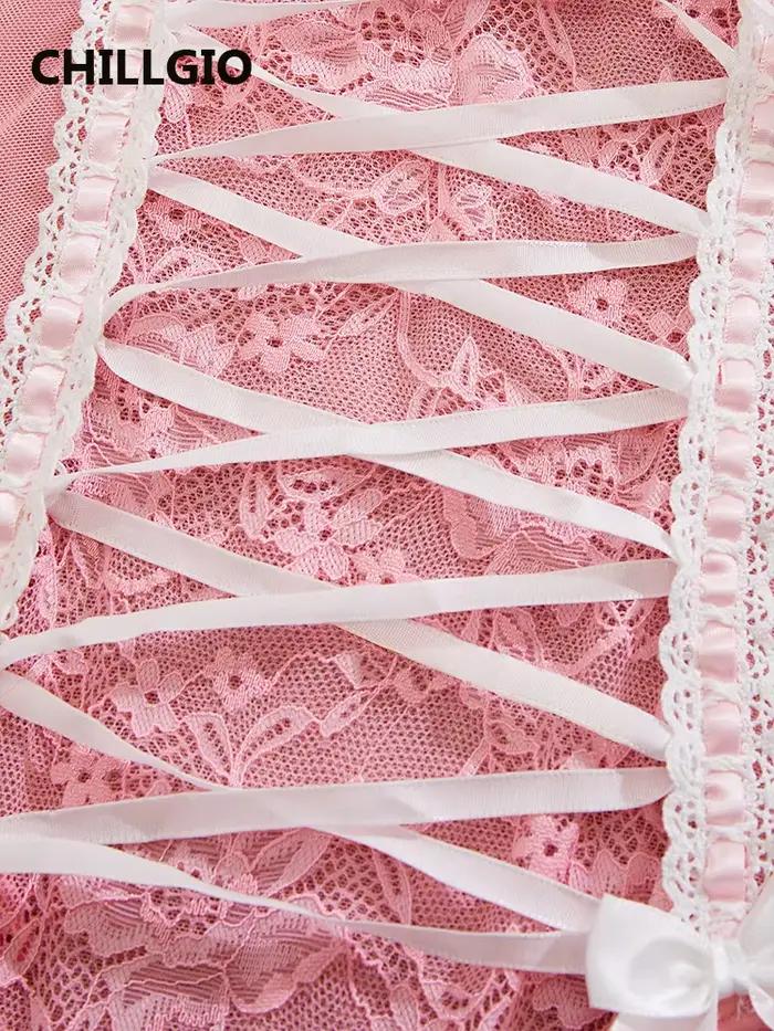 MiniInTheBox LGIO-Lingerie une pièce en dentelle pour femme, barboteuse à bretelles, collants, mode, sexy, transparent, combinaisons de batterie, 7.0