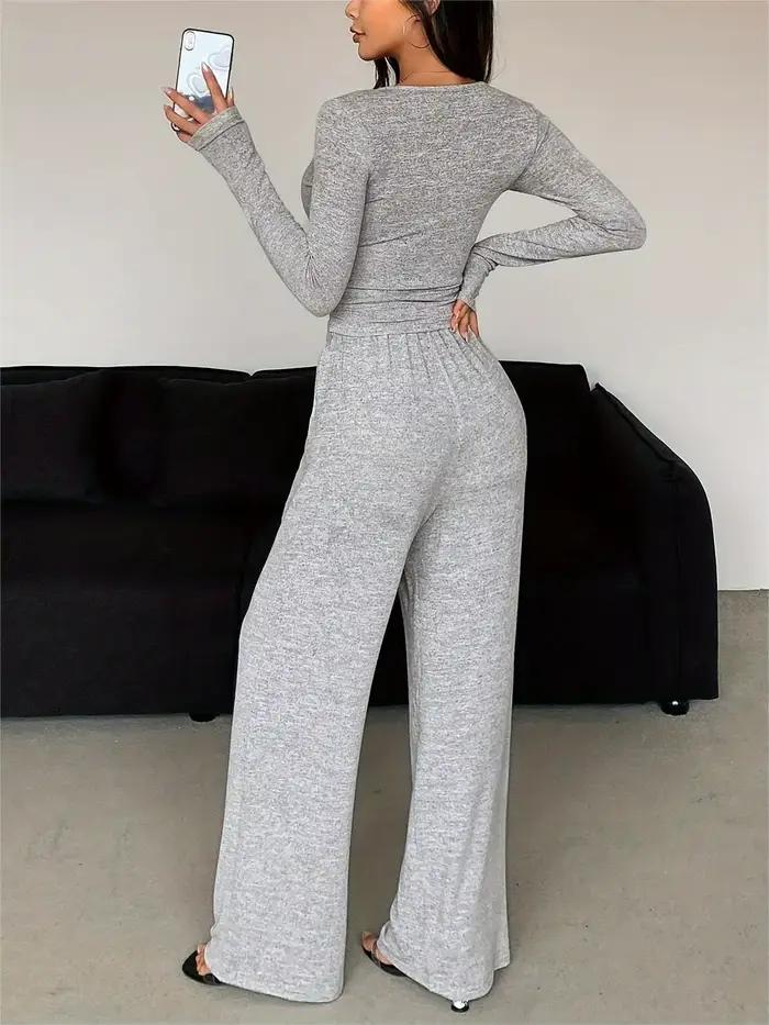 Pyjamas pour femmes hiver nuisette pour femme pyjama ensemble vêtements de maison