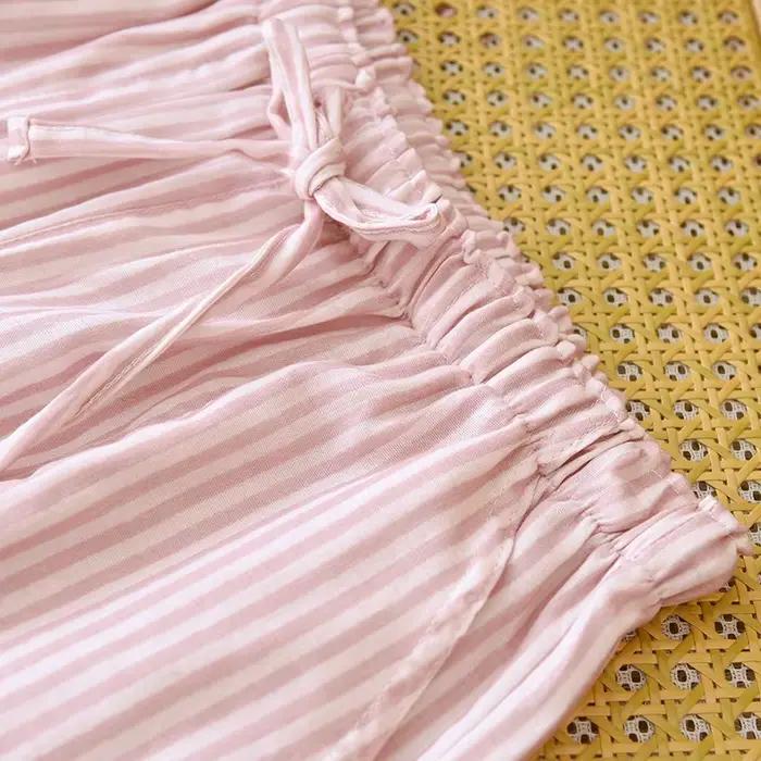 Pantalon de pyjama d'été 2026 coton pour femmes