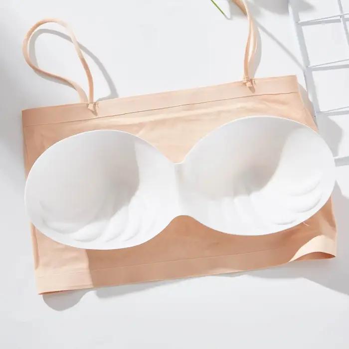 Taille confortable beauté dos enveloppement poitrine bustier tubulaire fille sans anneau en acier Camisole