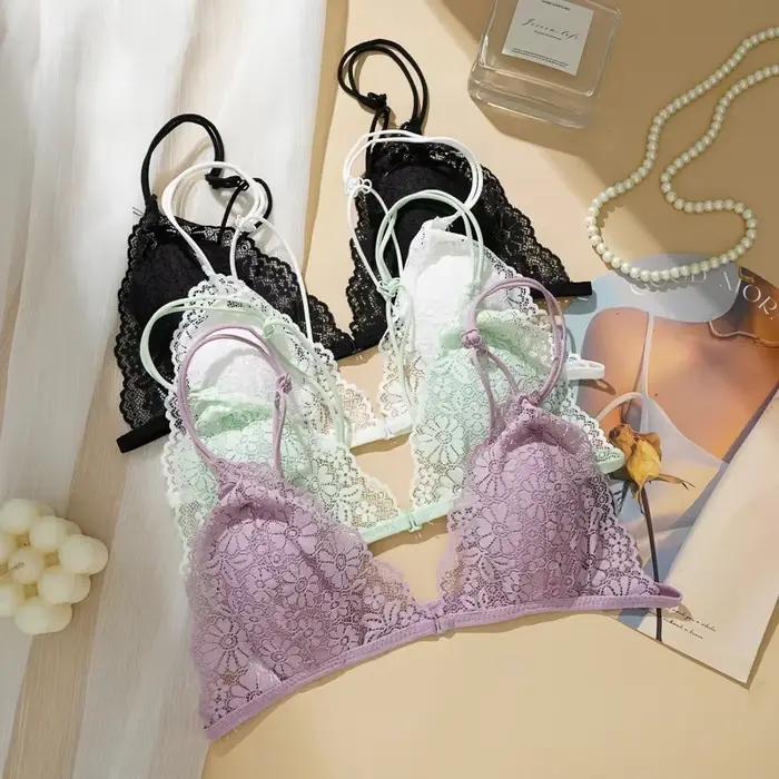 Soutien-gorge Sexy coupe Triangle français pour femmes