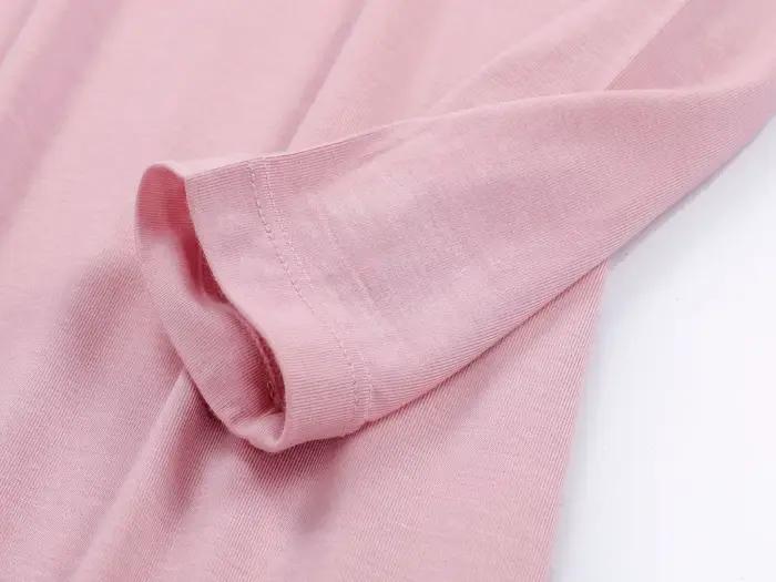Chemise de nuit longue en coton modal pour femmes