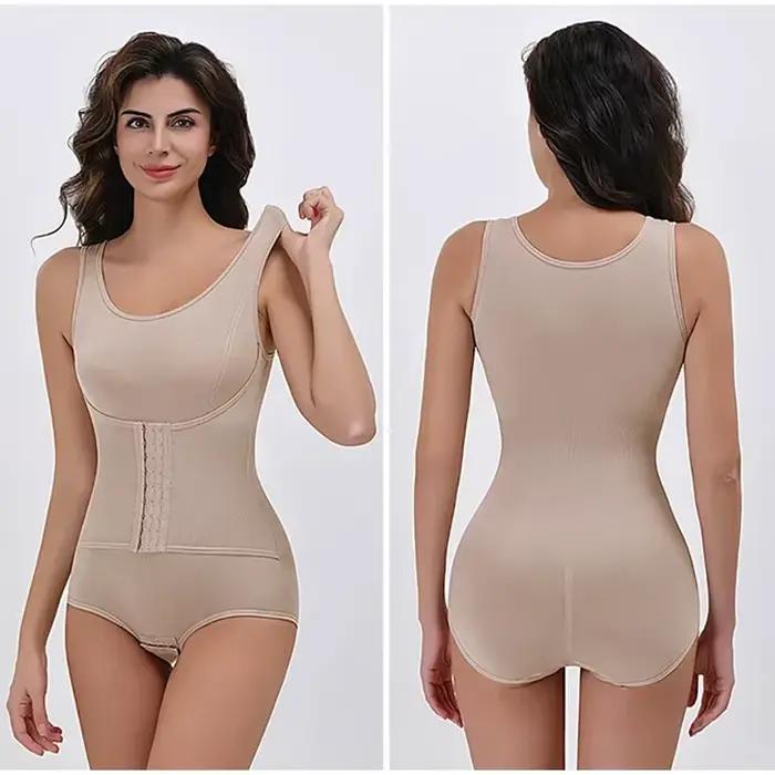 Nouveau Body Sculptant Gainant pour Femme avec Fermeture Éclair