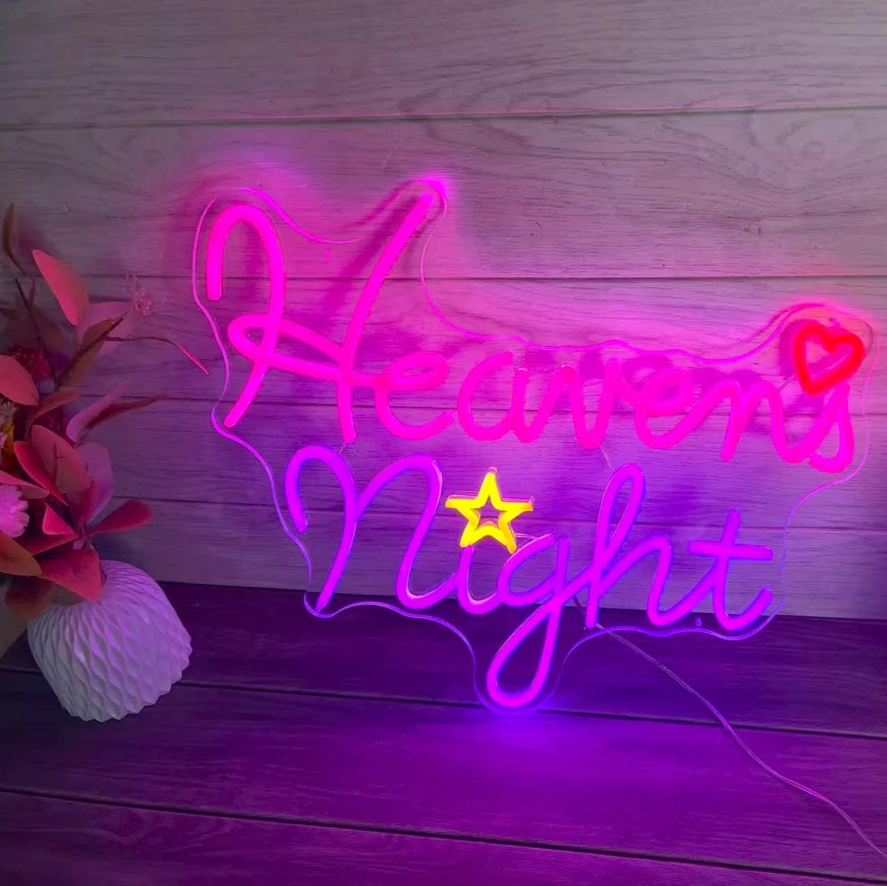 Heavens Night Silent Hill LED Neon Sign, Veilleuse Anime, Flexible, Salle de jeux, Chambre à coucher
