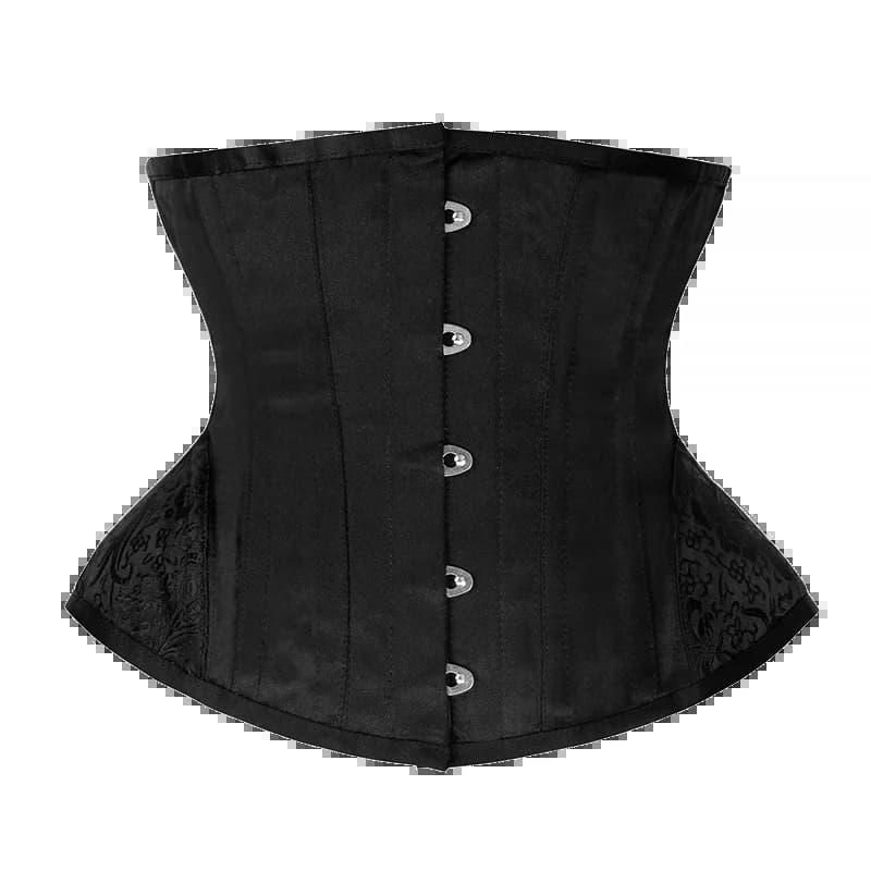 Corset Vintage sous le buste pour femmes, 5 boutons, cintrés à la taille, 14 Bustiers désossés en ac