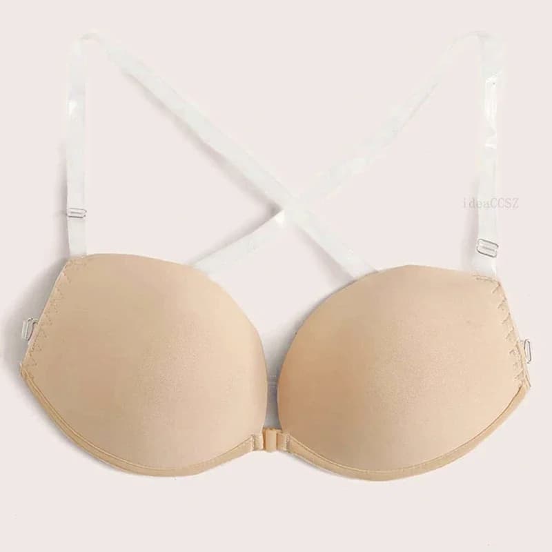 Soutien-gorge Invisible dos nu pour femmes, Lingerie Push Up Sexy, Bralette dos nu, sous-vêtements d
