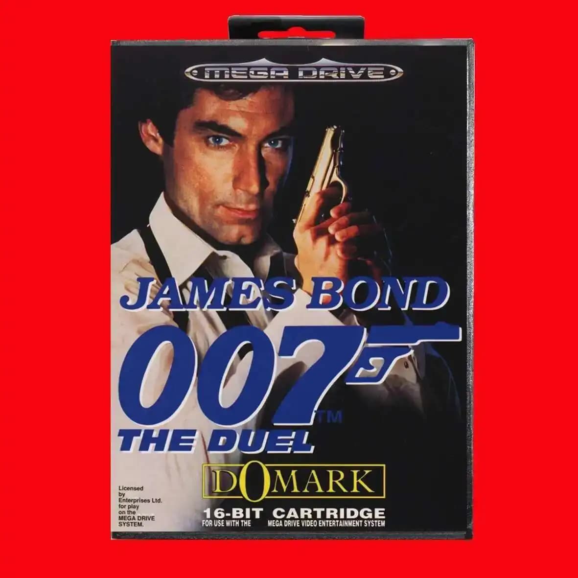 Cartouche de jeu MD James Bond The Duel 16 bits avec boîte EUR pour systèmes Sega Megadrive Genesis