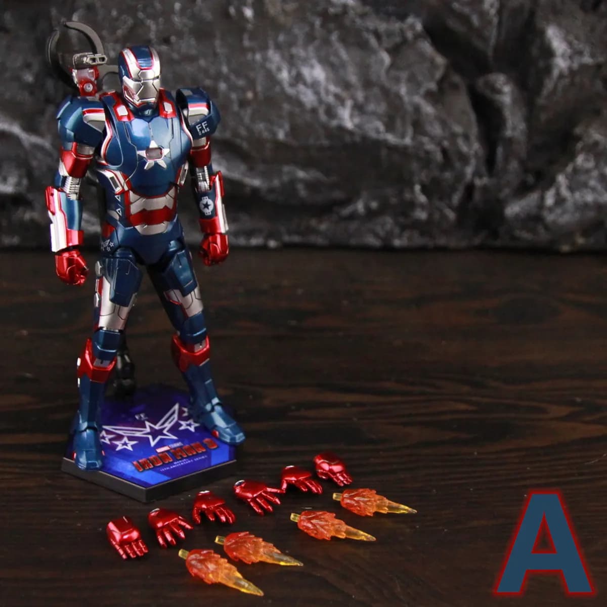 ZD Toys-Figurine d'action Marvel Studios, Extron SAGA Movie Film, Iron Man 3, Iron Fosot, 7 ", 1/10,