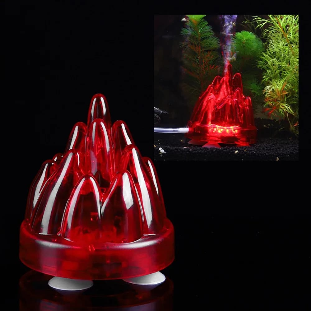 Lampe à bulles volcaniques colorée amusante avec disque à bulles, éclairage d'aquarium volcanique EU
