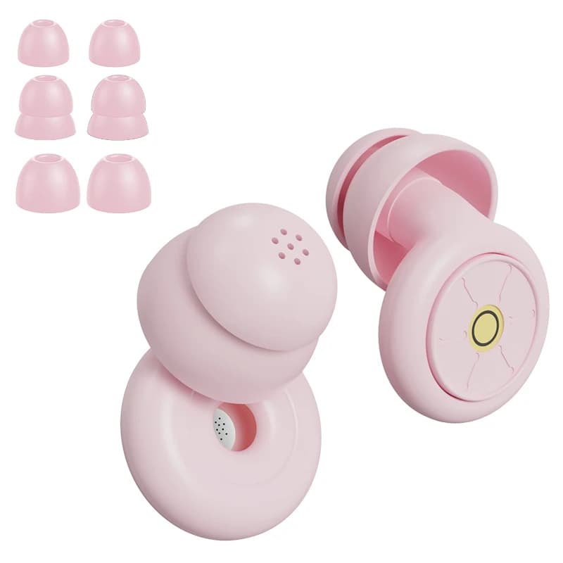Bouchons d'oreille pour suppression du bruit du sommeil, bouchons d'oreille en silicone réutilisable