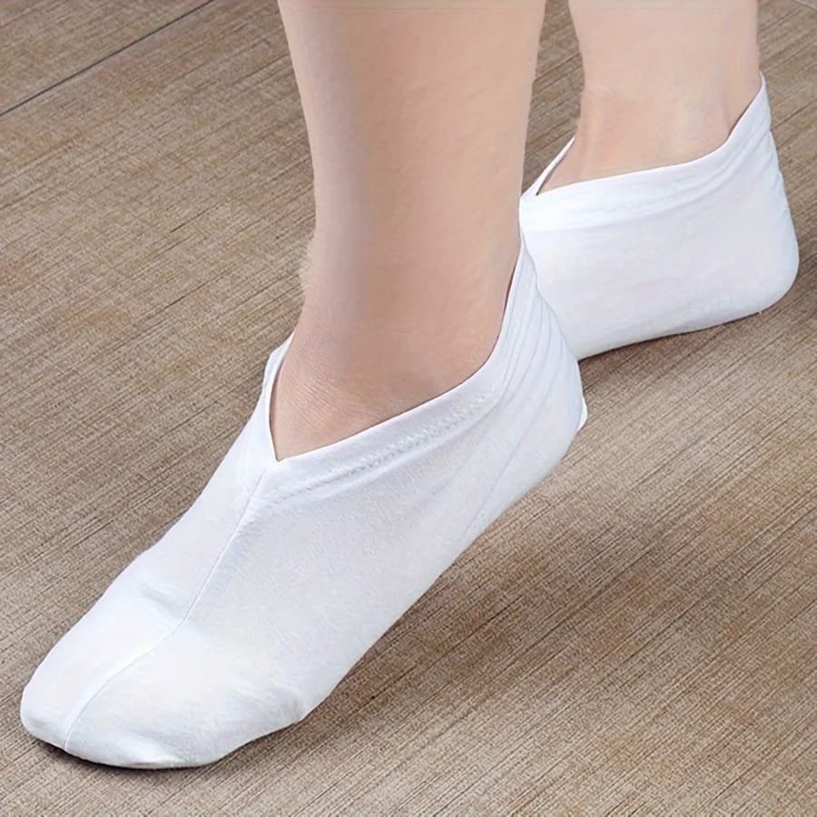 2 couvre-pieds hydratants pour la nuit, adaptés aux pieds secs et gercés, conviennent aux femmes et
