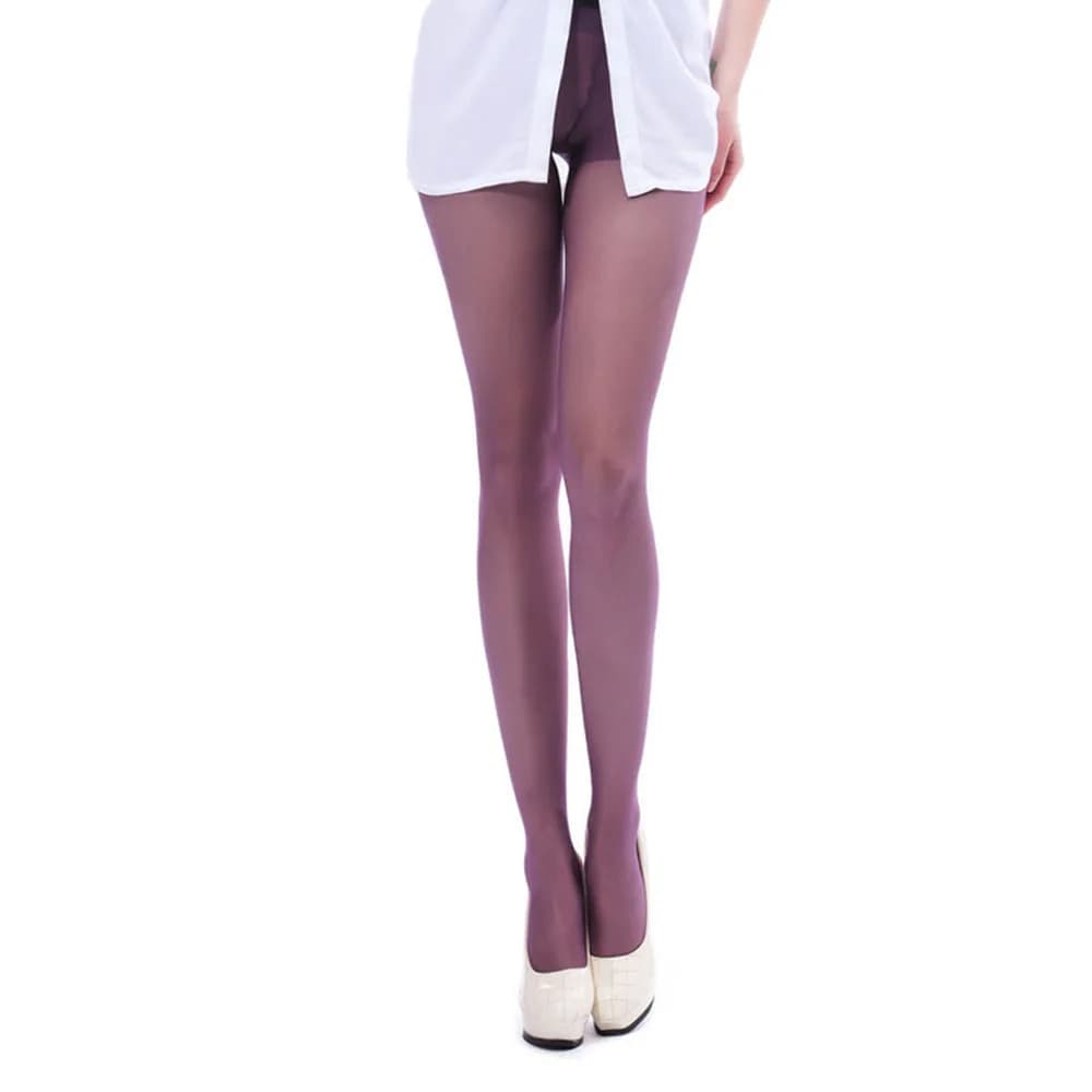 Collants Sexy violet Opaque femmes collants printemps automne collants en Nylon collants sans coutur