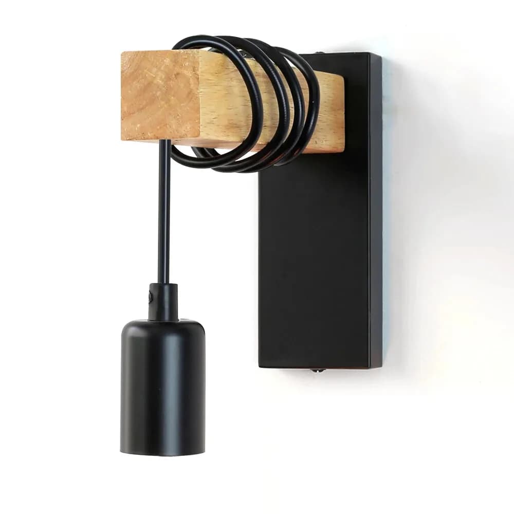 Applique murale rétro pour chambre à coucher, lampe de couloir Vintage, éclairage de lecture nocturn