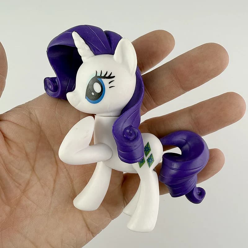 Figurines d'action Little Poni de 8 cm, jouet de dessin animé, modèle Twilight Sparkle, poupée, déco