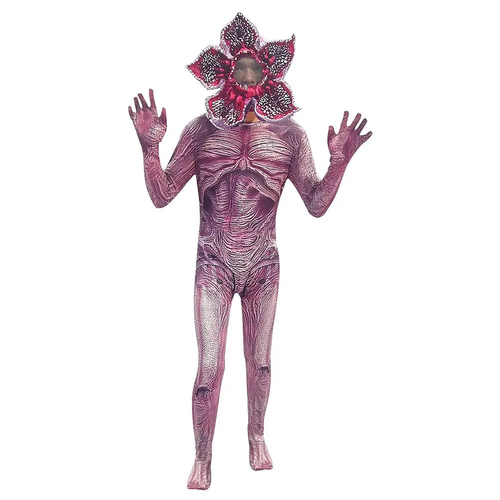 Demogorgon Cannibal fleur body chapeaux masque Cosplay Costume déguisement combinaison Halloween TV