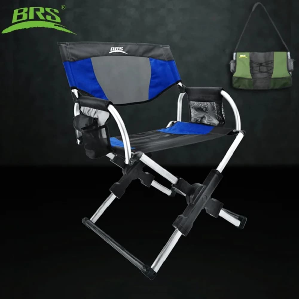 BRS-Chaise de pêche d'extérieur en alliage d'aluminium, tabouret de plage pliant, D3A