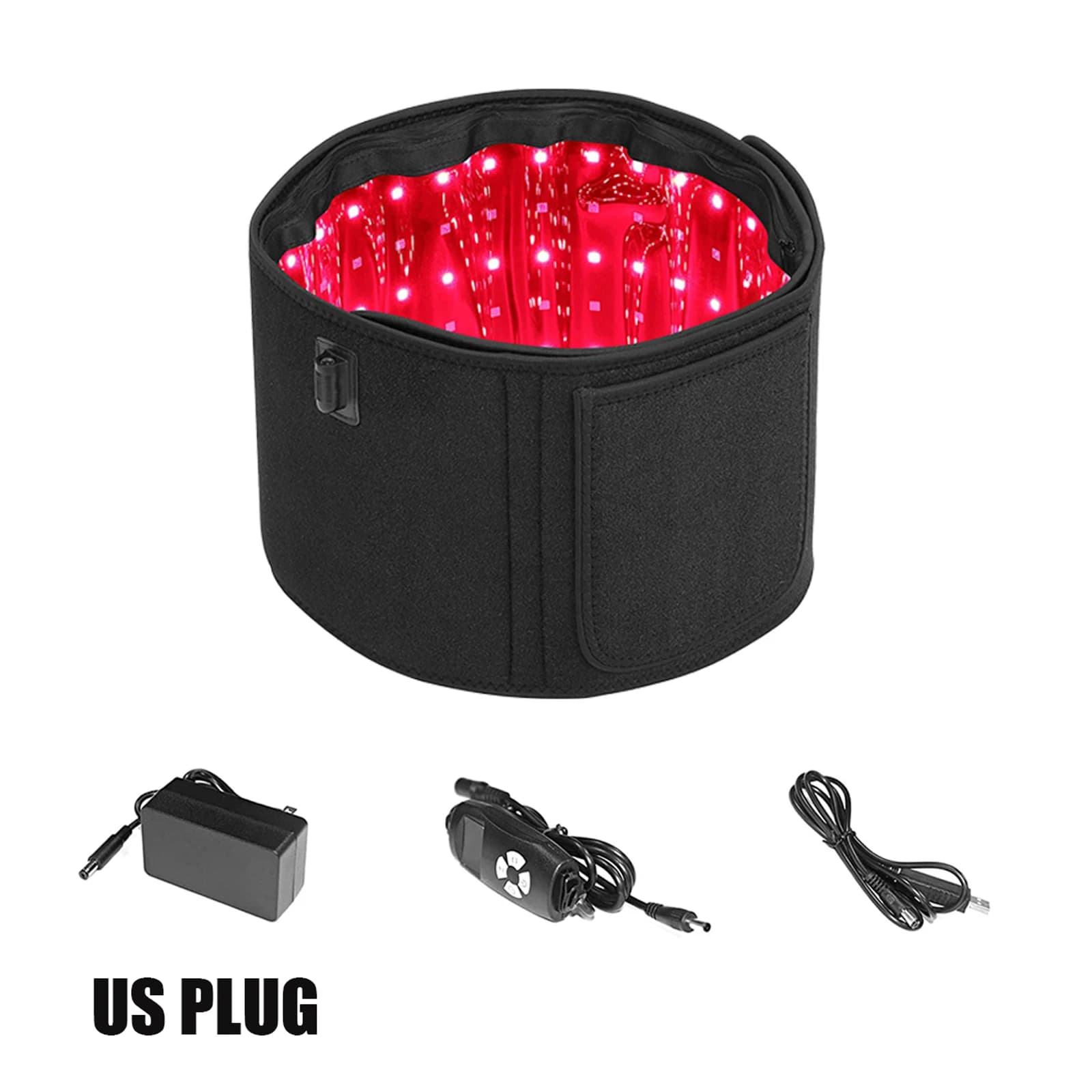 Ceinture de thérapie par la lumière rouge et infrarouge, LED, 850nm, 660nm, Brûle les graisses, Amin