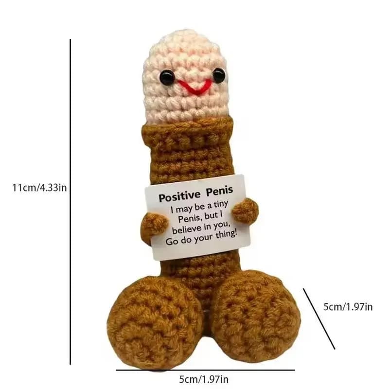 Figurine de chiot en tricot mignonne, cadeau de Noël parfait, adorable ornement fait main, idéal pou