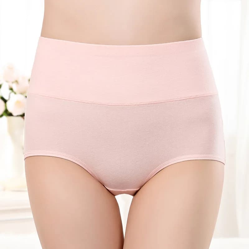 Culottes pour femmes slips de mise en forme abdominale sous-vêtements en coton grande taille taille