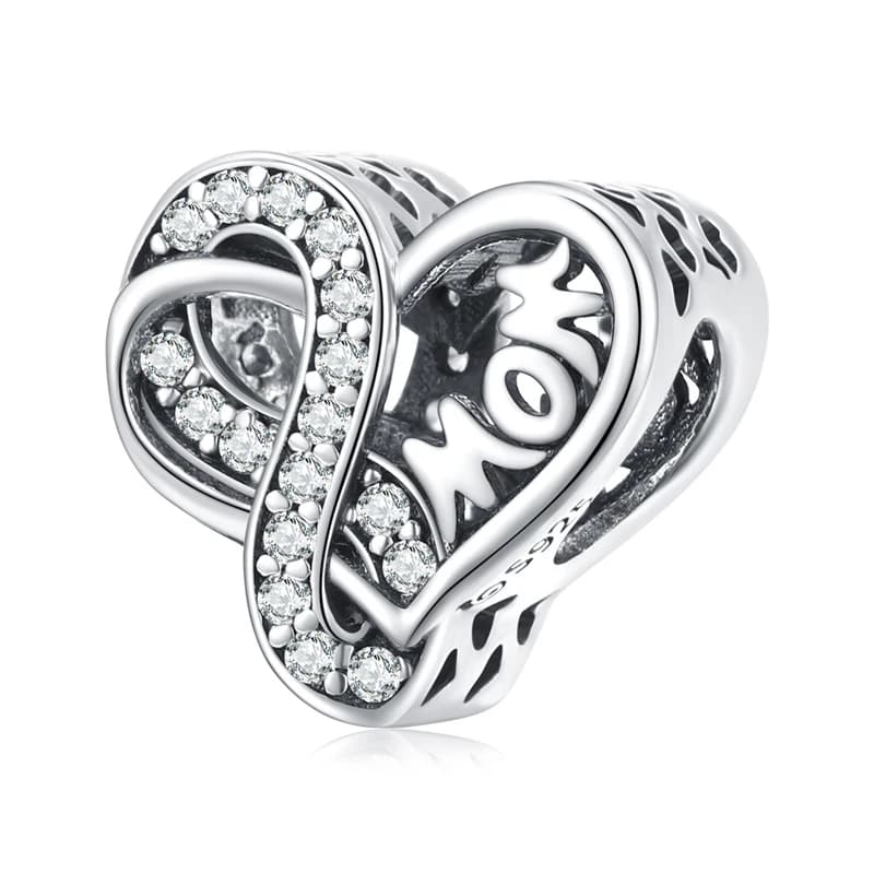 BAMOER 2024 nouveau 925 en argent Sterling mère et fille câlin perles breloque pour Bracelet à brelo