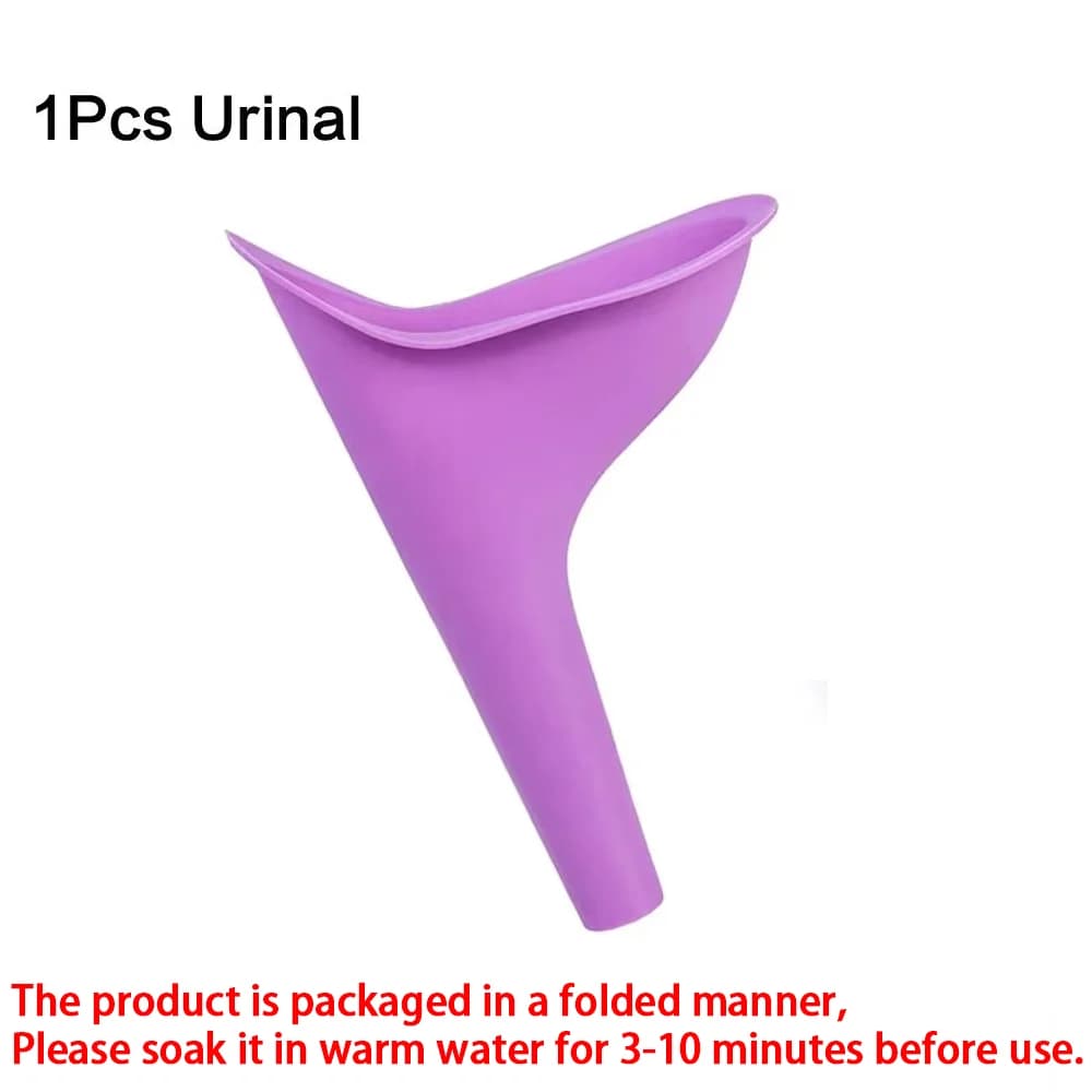 Urinoir d'urgence portable pour femme avec boîte de rangement pour le camping, les voyages en voitur