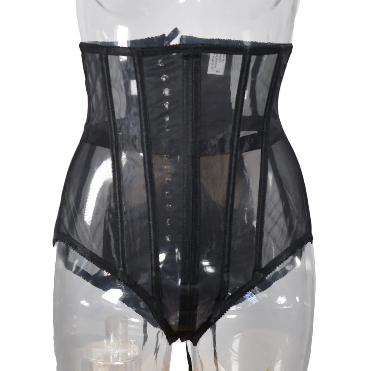 Corset d'abdomen pour femmes, culotte transparente, culture du ventre, contrôle du ventre, entraîneu