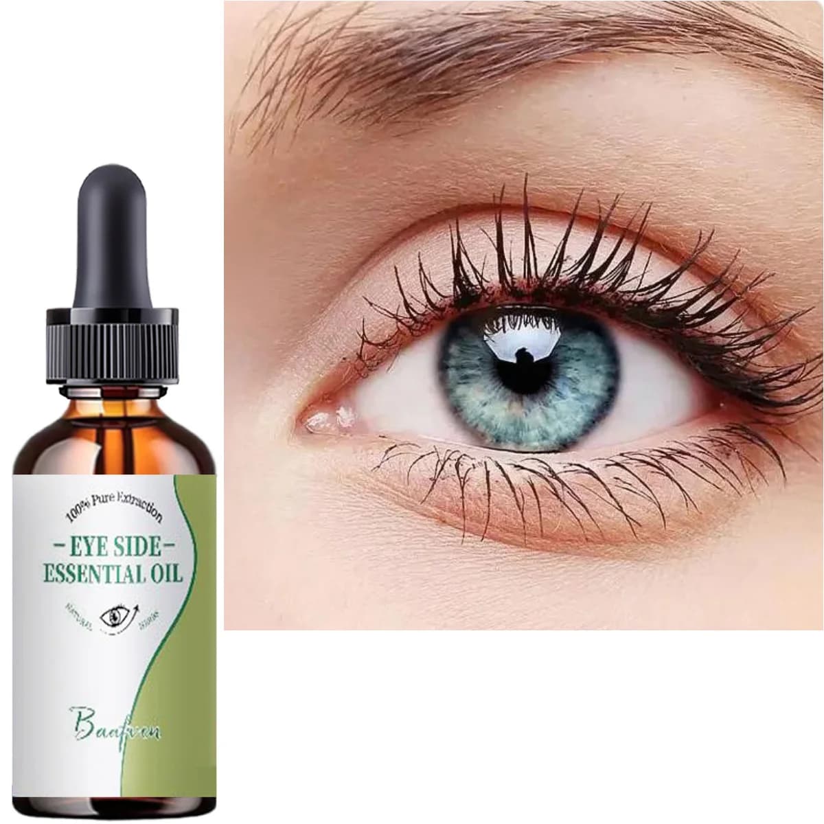 Huile essentielle pour les yeux huile de massage hydratante pour la peau des yeux