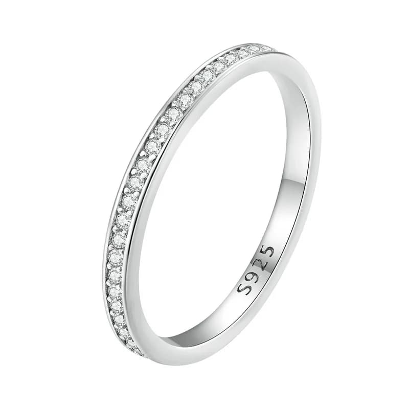 Bamoer – bague en argent Sterling 925 pour femmes, design unique incrusté de Moissanite, certifiée,