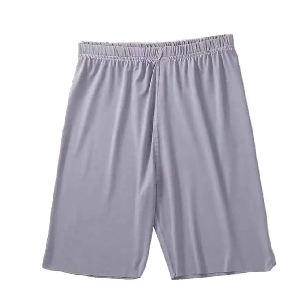 Short d'été confortable pour homme, short de pyjama avec taille élastique, tissu respirant, longueur
