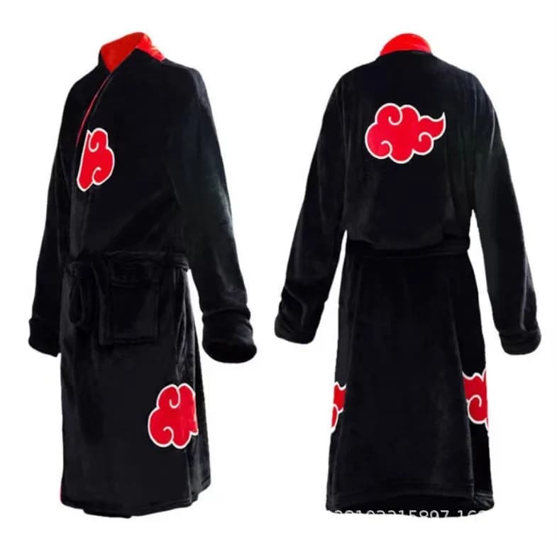 Naruto – nouveaux peignoirs Uzumaki Akatsuki, pyjamas pour hommes, costumes de cosplay pour la maiso