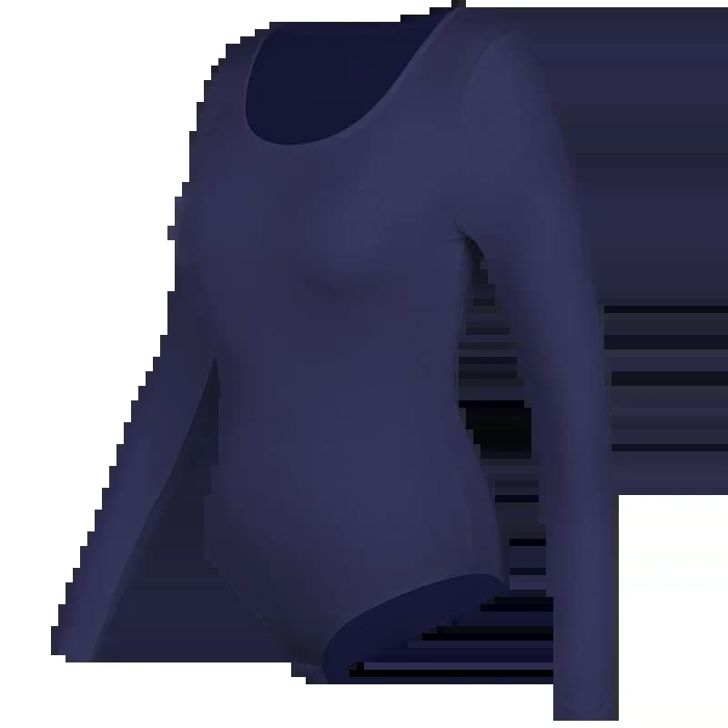 Sous-vêtement thermique à col rond pour femme, combinaison de batterie, coton, doublé sourire, chemi