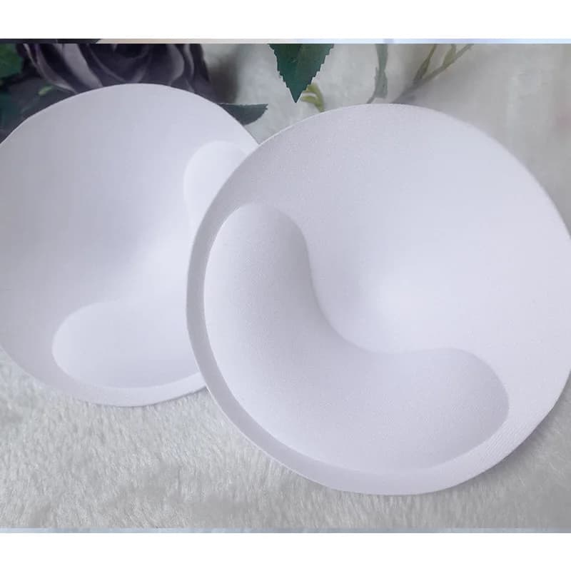 12 cm petit épaissir blanc noir nu rond coussinets de soutien-gorge Push Up poitrine soutien-gorge r